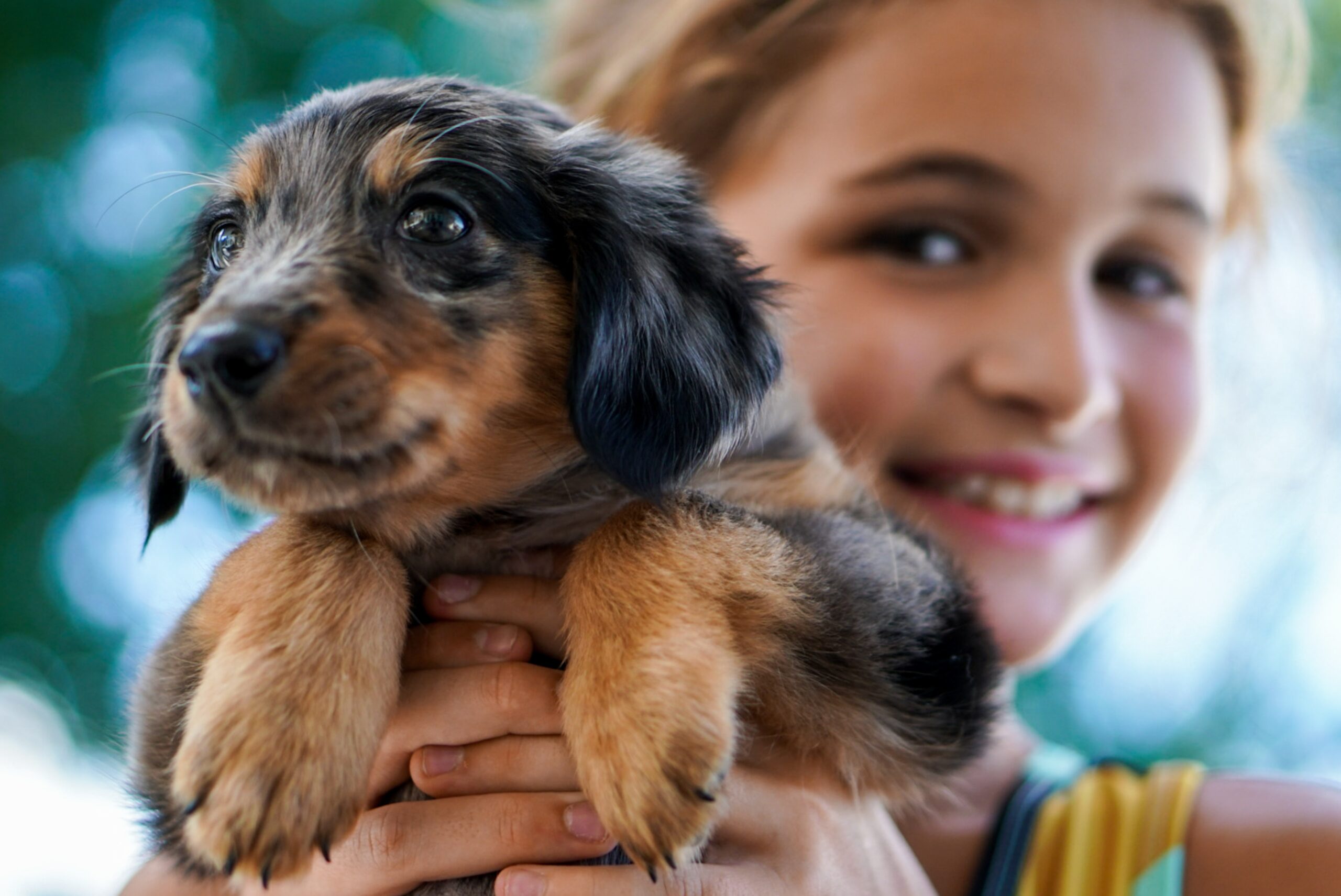 puppies and kids